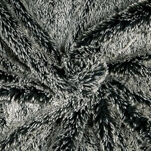 Shannon Minky Luxe Cuddle Frosted Shaggy Graphite, Fabric by the Yard